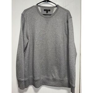 Banana Republic Mens Sweater Gray Long Sleeve Crew Neck Knit Pullover Size‎ XL